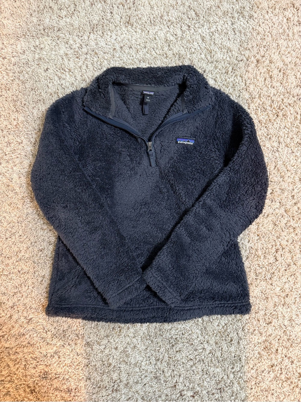 Patagonia Black Fleece Teddy Quarter-Zip Pullover